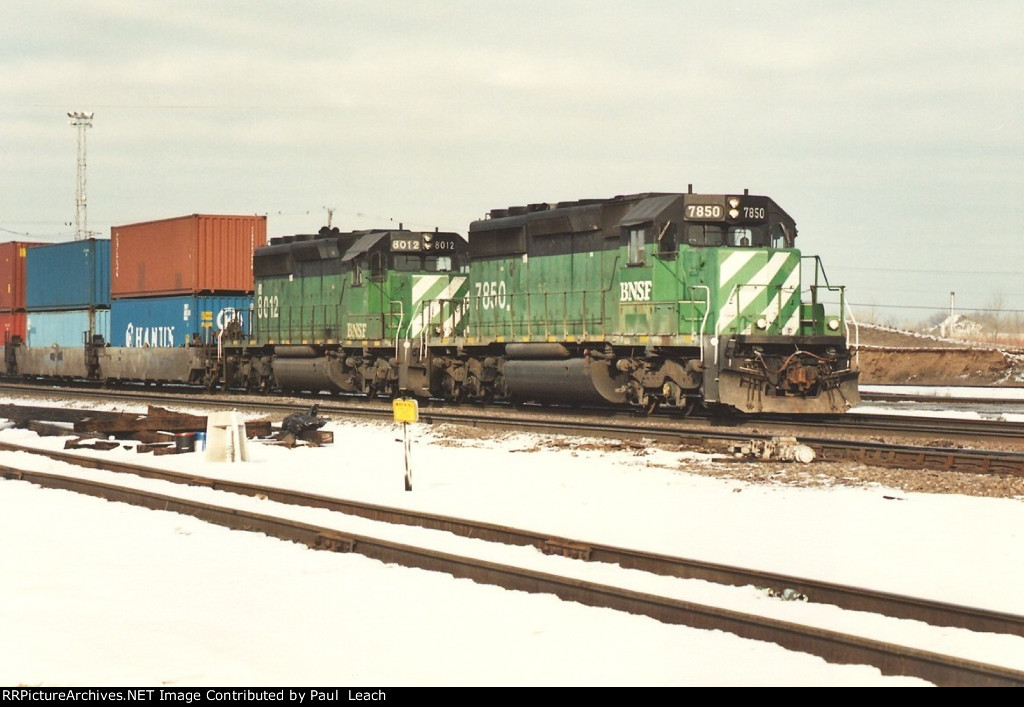 Stack train rolls east